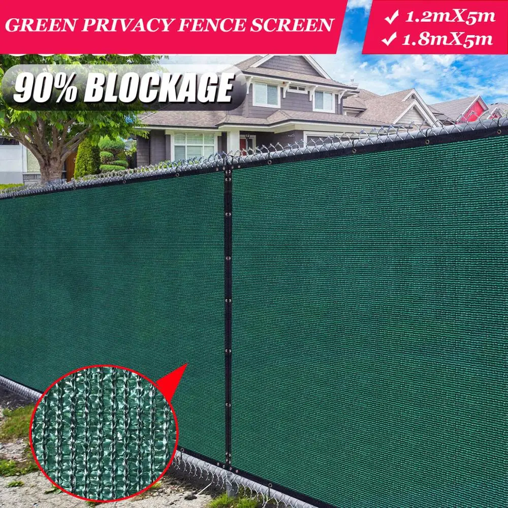 Green Fence Privacy Screen Windscreen,Heavy Duty Backyard Privacy Fence ...