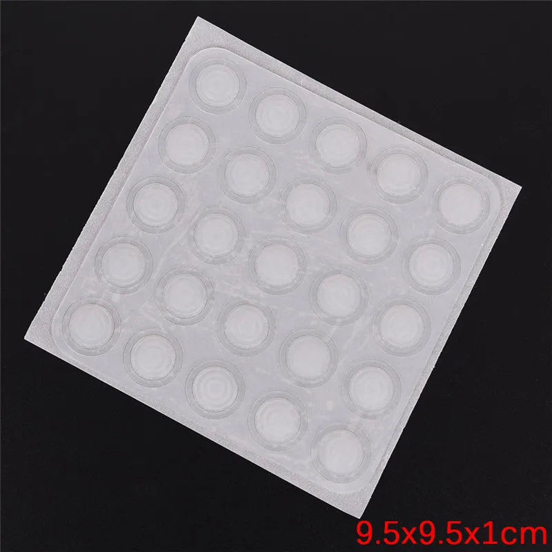 25 шт Маникюрный Инструмент, прозрачная кнопка для ногтей, наклейка s, силиконовая этикетка, наклейка для гель-лака, цветная кнопка, УФ гель, Цветная Клейкая краска