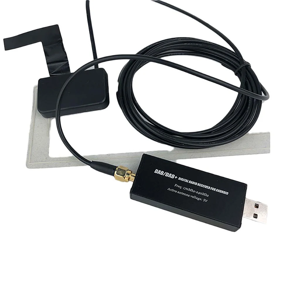 VicTsing Универсальный DAB радио приемник DAB+ коробка USB радио антенна Тернер цифровой вещания с антенна SMA для Android Автомобильный плеер