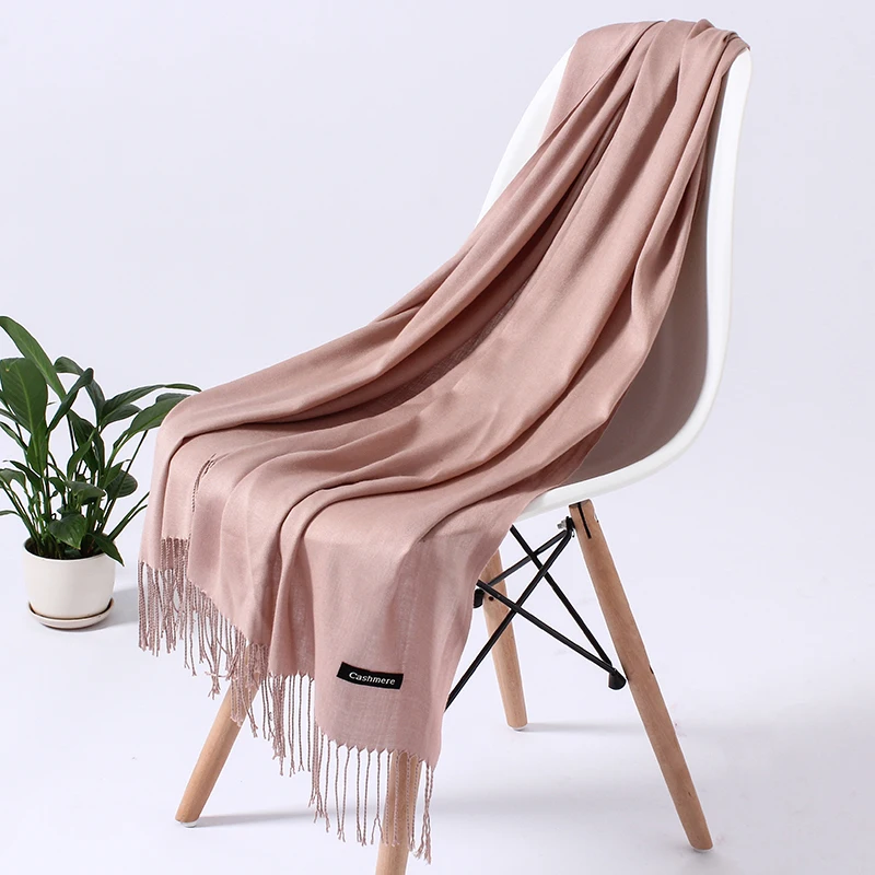 Fashion Solid Cashmere Tassel Scarf Women Hijab Muslim Headband Lady Shawls Pashmina Hijabs Scarves Wraps Turban Muffler Echarpe Fashion Solid Cashmere Tassel Scarf Women Hijab Muslim Headband Lady Shawls Pashmina Hijabs Scarves Wraps Turban Muffler Echarpe