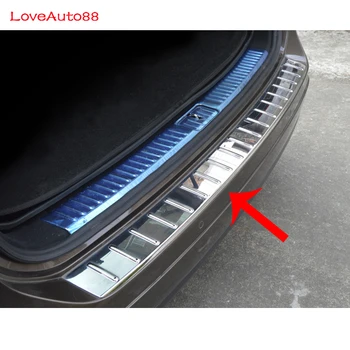 

Car sticker Outside Rear Back Bumper Tailgate Pedal Trim Frame Plate External For 2011-2015 Volkswagen Touareg Car styling