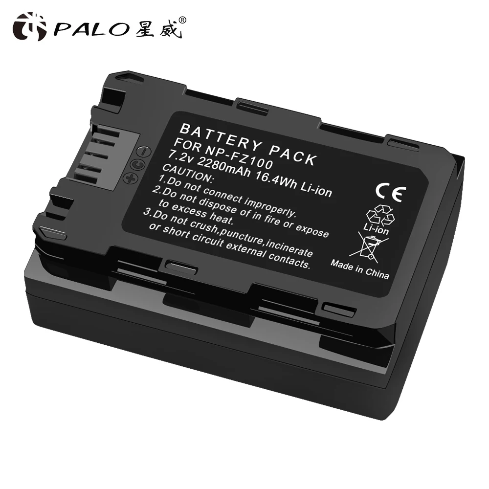 1pcs PALO 1-4 fast NPFZ100 NP FZ100 2280 мАч 7,2 В/USB быстрое умное зарядное устройство для sony np-fz100 BC-QZ1 sony a9 a7R III a7 III ilce-9 - Цвет: 1pcs