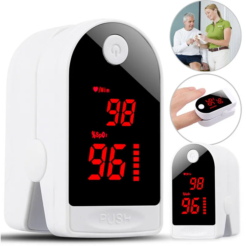 

Blood Oxygen Monitor Finger Pulse Oximeter Oxygen Saturation Monitor Oximeter Heart Rate Monitor Without Battery