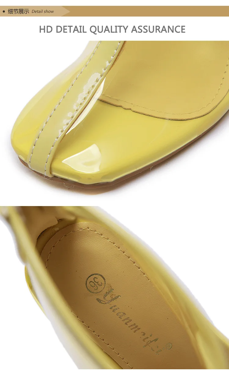 Azmodo/летние босоножки из ПВХ на толстом квадратном каблуке 9 см; женские туфли-лодочки на высоком каблуке из прозрачного пластика с застежкой-молнией на лодыжке