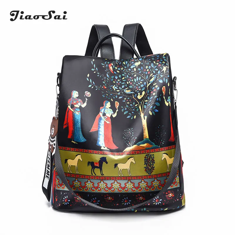 

2019 Women Backpack for School Teenagers Girl School Bag Ladies Animal Print Backpack Female Bookbag Large Capacity Travel Bag