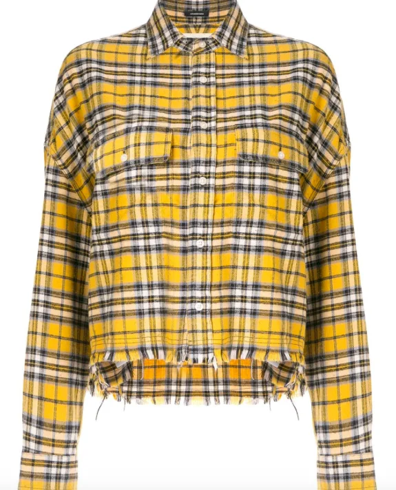 New Women Cotton Plaid Blouse Turn-down Collar Tassel Long Sleeve Casual Shirt Top - Цвет: As Show Picture