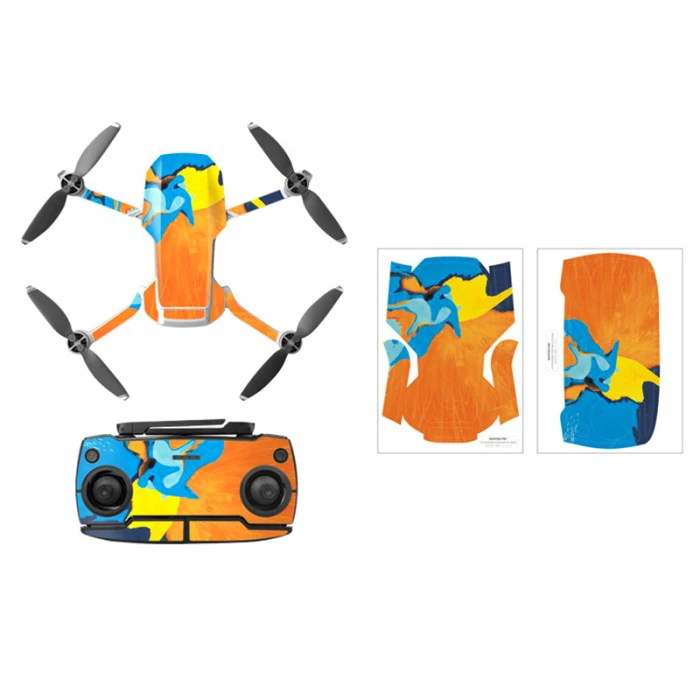 Водонепроницаемый ПВХ защитная Пленка Наклейки Комплект для DJI MavicMini Drone PUO88