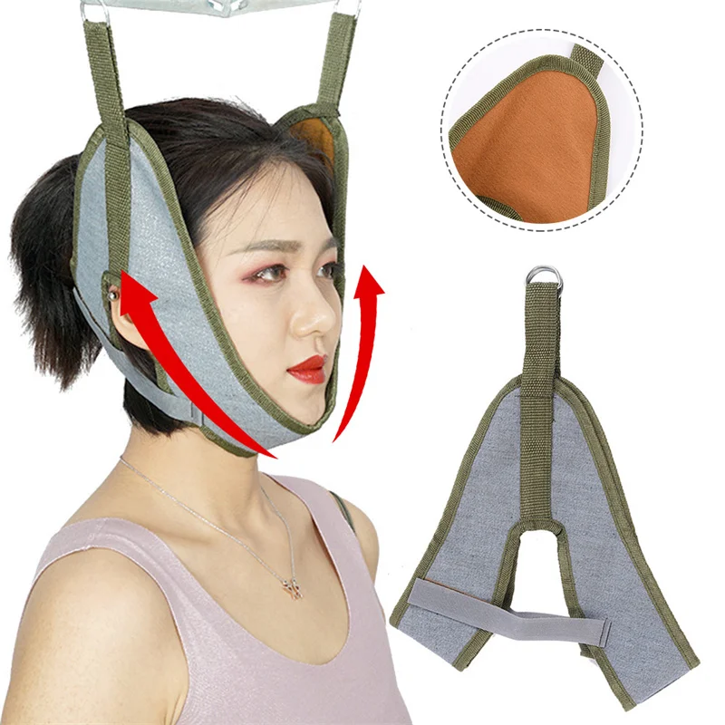 Ceinture De Traction Cervicale JES - Bande D'étirement Pour Cou & Vertèbres - Neuve