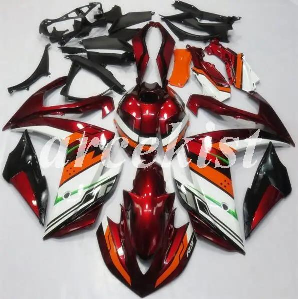 

OEM Quality New ABS Full Fairings kit for YAMAHA YZF-R3 14 15 16 YZF-R25 R3 R25 2014 2015 2016 2017 Body set Cool Red white