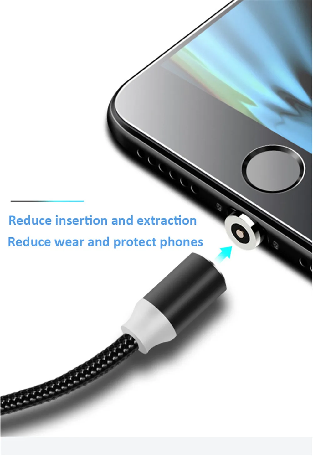Магнитный usb-кабель для быстрой зарядки смартфона samsung galaxy S10 E S8 S9 Plus a8s a9s C5 C7 C9 Pro J2 J4 A2 Core Grand prime
