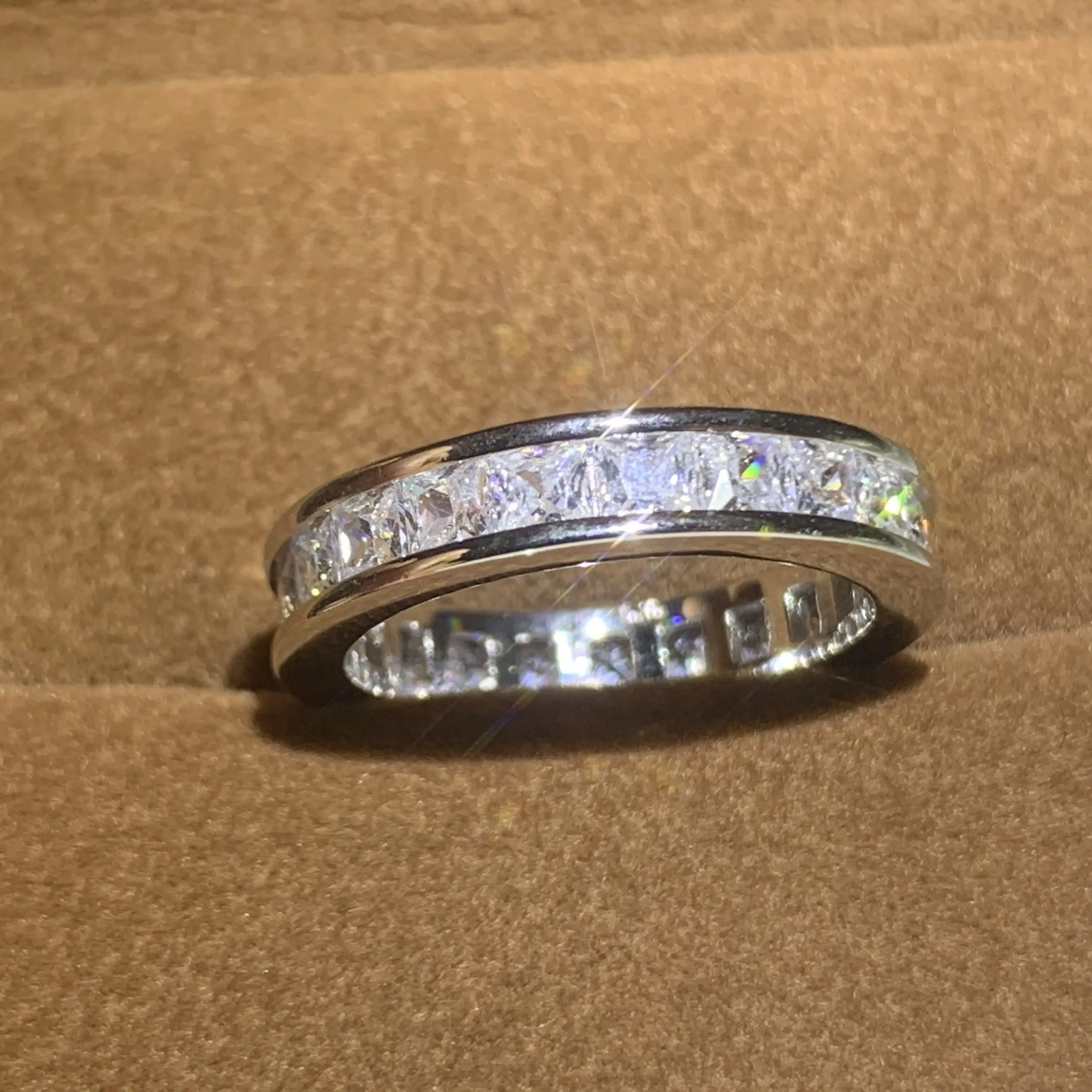Silver Ring Wedding Rings Silver Rings Luxury Ring 925 Sterling Silver Engagement Wedding Rings For Women Men