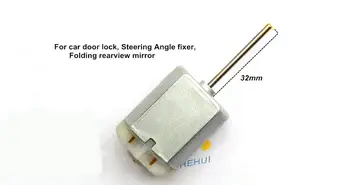 

FC-280PC-DC12V Car door lock electric motor Steering Angle fixer Folding rearview mirror 280 DC MOTOR 10500rpm 32MM shaft