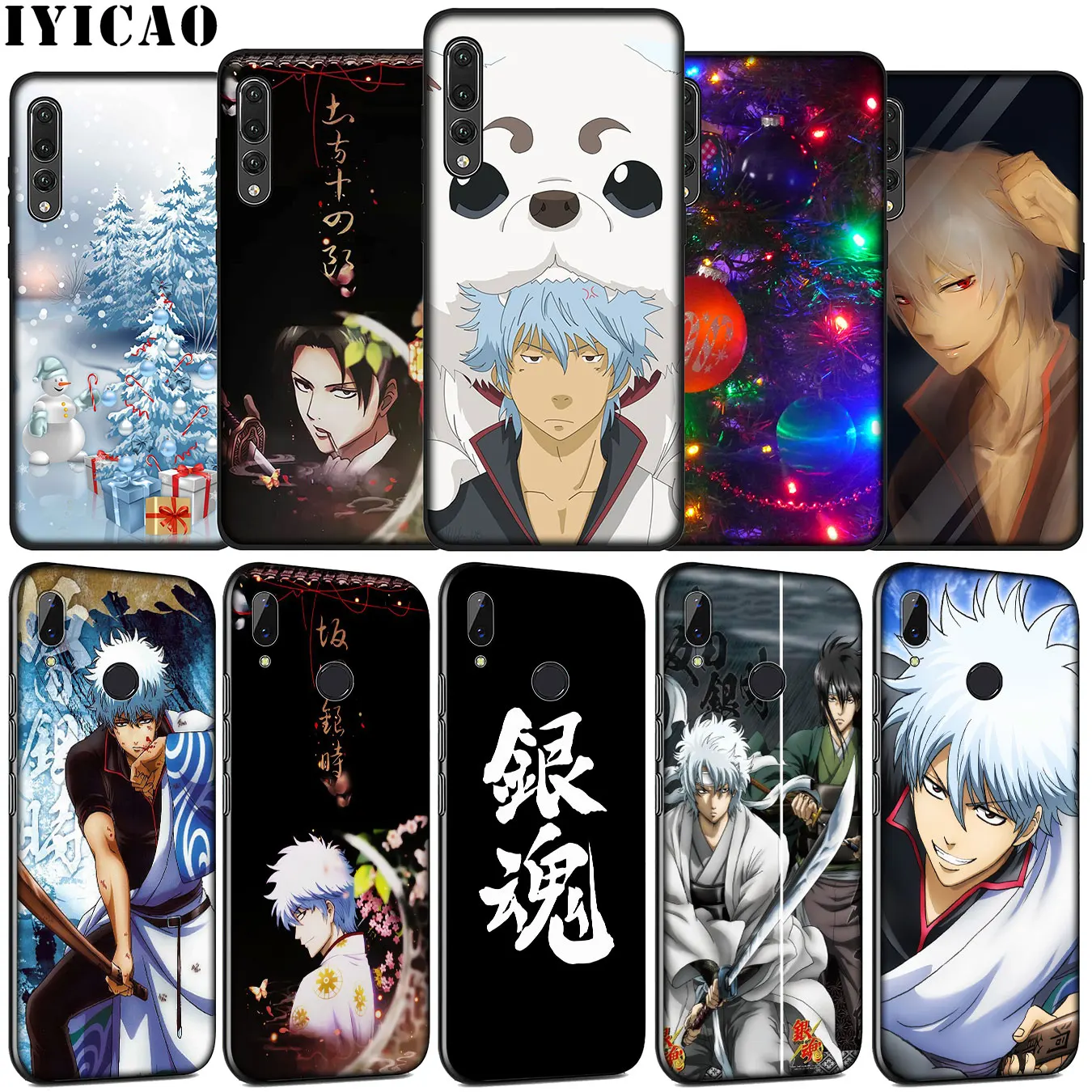 gintama kagura Gintoki Anime Soft Silicone Phone Case for Huawei P30 P20 Pro P10 P9 Lite Mini 2017 2016 Cover P Smart Z 2019 |