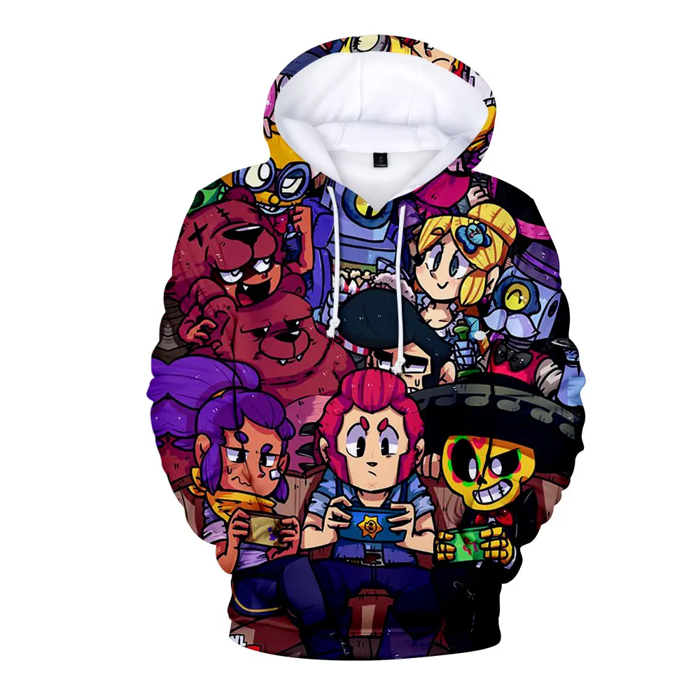 3 To 14 Years Kids Hoodies Shooting Game 3D Printed Hoodie Sweatshirt boys girls Harajuku Cartoon Jacket Tops Teen Clothes