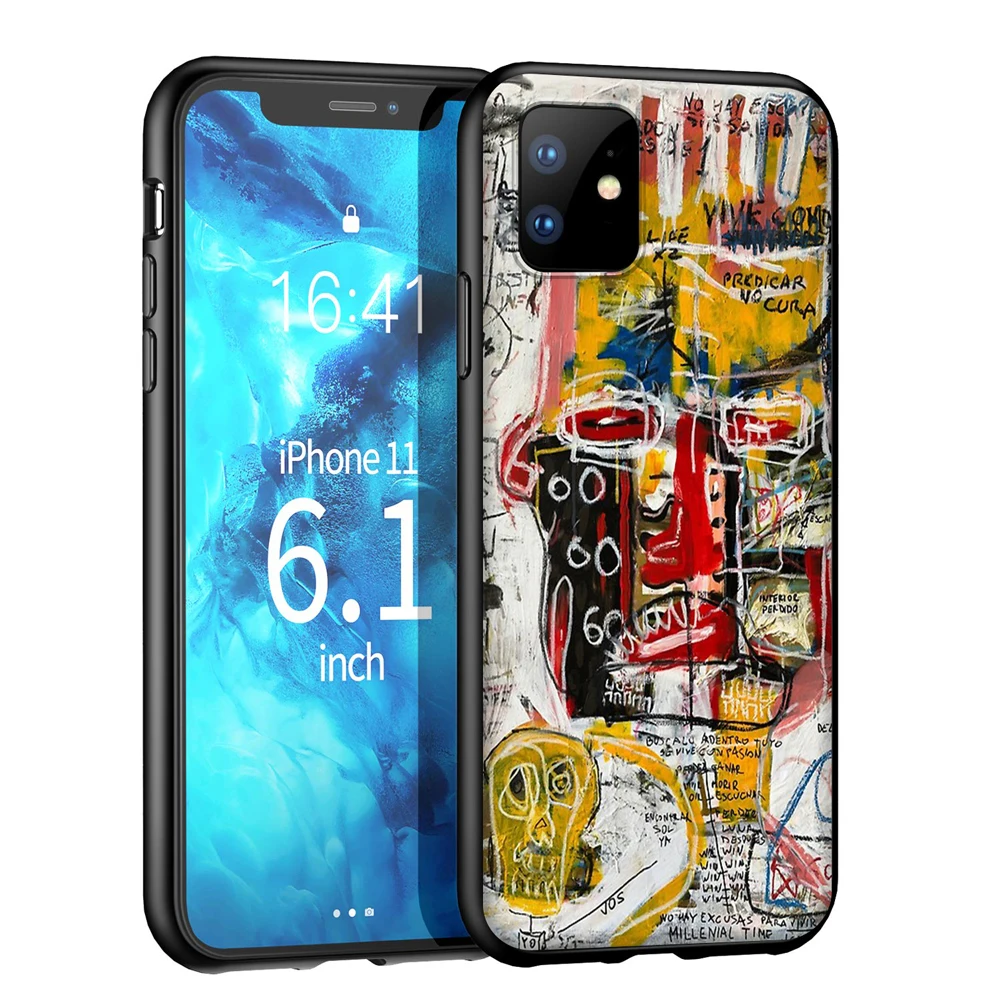 Мягкий силиконовый чехол YIMAOC Jean Michel Basquiat для iPhone 12 Mini 11 Pro XS Max XR X 8 7 6 6S Plus 5 5S