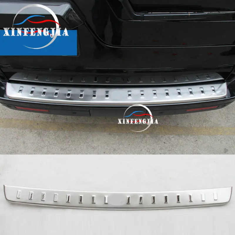 

Stainless Outter Rear Bumper Plate Guard Pad Cover Trim For Land Rover LR4 10-16