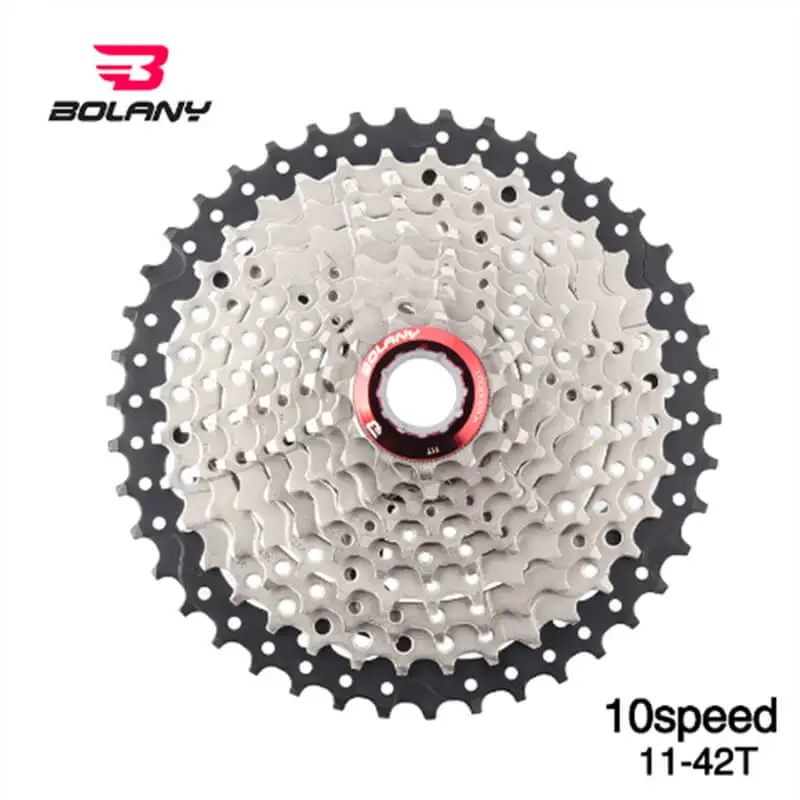 Bolany 10 скоростная кассета MTB 10V 11-42T маховик для горного велосипеда с широким
