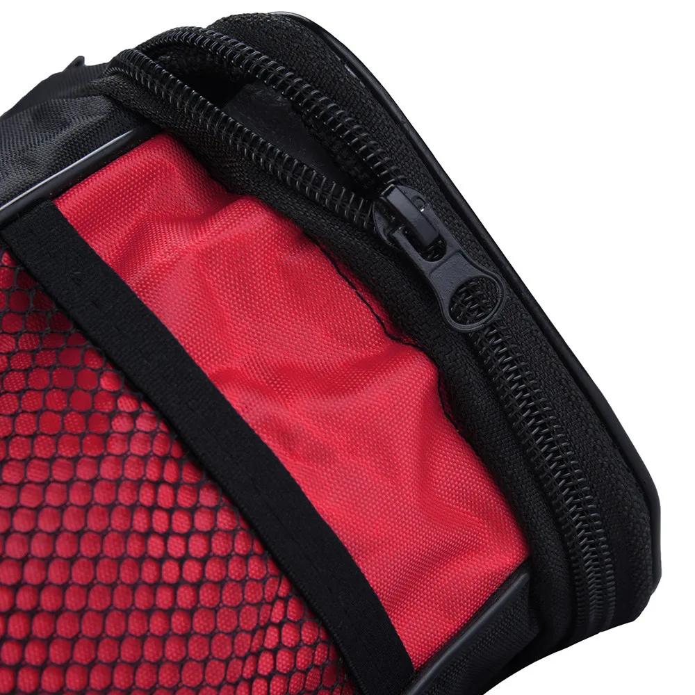 Size 21.5x13.5x16cm Bicycle Bags Front Tube Panniers Touch Screen Cycling Phone Bag Case Mountain Bike Handlebar Phone Pouch