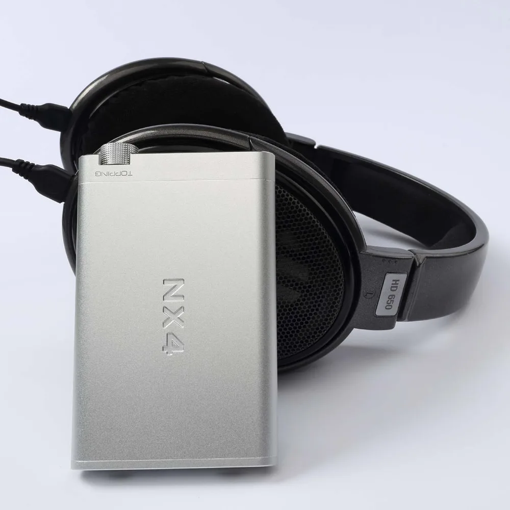Upgrade Version Topping NX4 DSD512 ES9038Q2M XMOS XU208 chip Portable USB DAC Decoder 32bit 768kHZ Headphone Amplifier