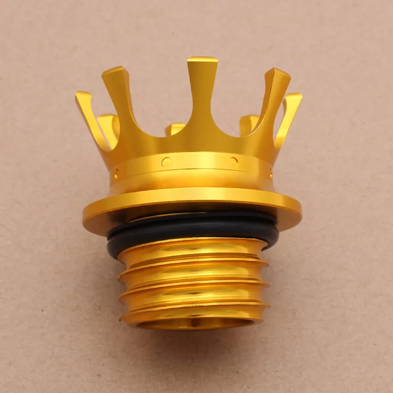 Мотоциклетная газовая Кепка King Crown Style сливной вентилируемый топливный бак кепка