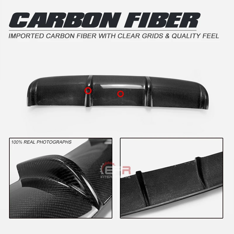 Для SUBARU BL BP 2004-2008 Legacy Carbon Fiber Задний диффузор обшивка кузова набор тюнинг для Legacy Racing