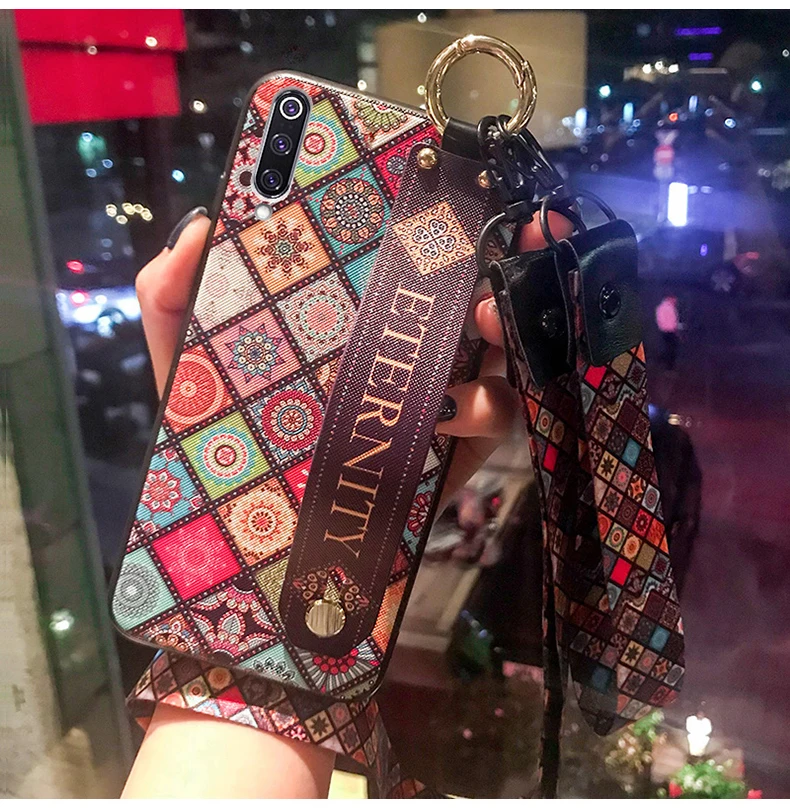 SoCouple Neck Wrist Strap Case For Xiaomi Redmi 4X Note 5 5A 6 7 Vintage Soft TPU Phone Holder Lanyard Case For Xiaomi 8 9 5X 6X (11)
