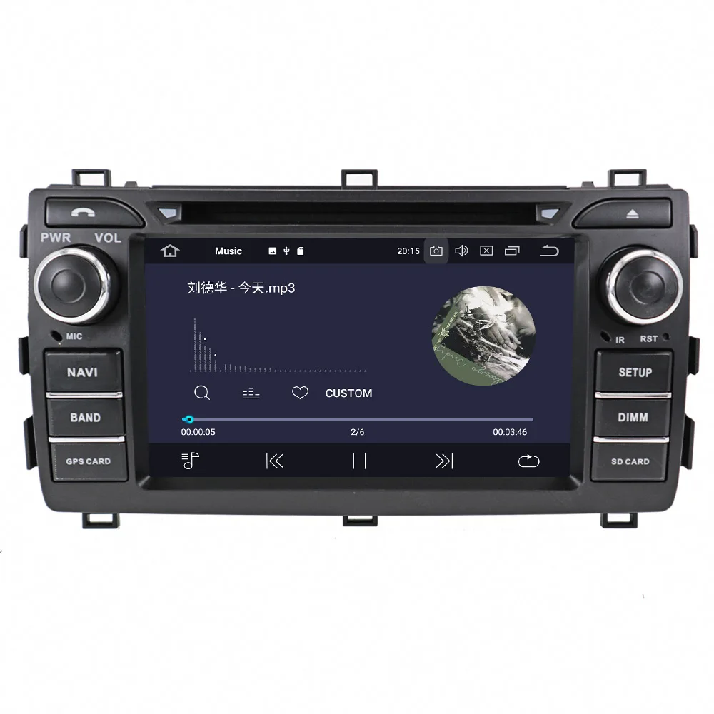 Android 9,0 4+ 64GB Автомобильный dvd-плеер gps навигация для Toyota Auris 2013 авто радио головное устройство Satnav мультимедиа recoder