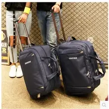 Мужская Дорожная сумка для багажа женский чемодан из материала Оксфорд сумки на колесах дорожные рюкзаки с колесиками бизнес-чемоданы и сумки