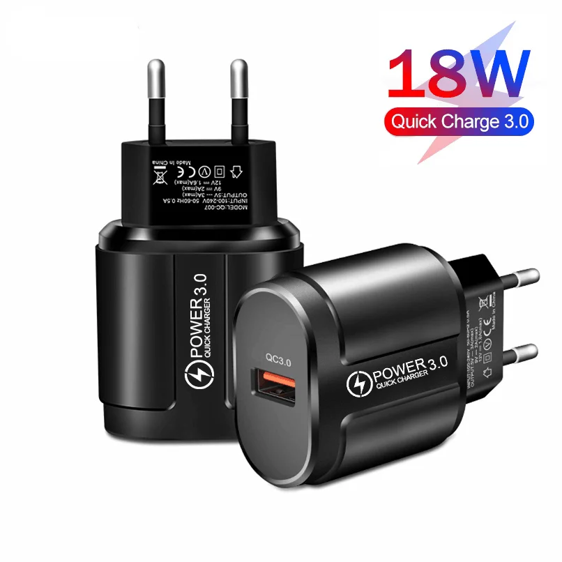 65w charger USB Fast Charger Quick Charge 3.0 For iPhone 13 Charger For Samsung S10 S9 Plug Xiaomi Mi Huawei Mobile Phone Chargers Adapter usb quick charge