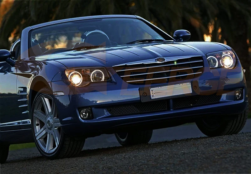 Для Chrysler Crossfire 2004 2008 отличный ультра яркий COB комплект светодиодов глаза ангела halo