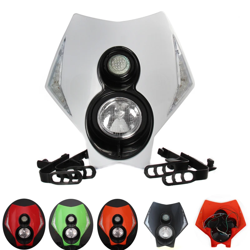 12V фара для мотоцикла передних фар подходит РМЗ KX SX KLX WR мотокросс эндуро