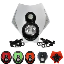 12V фара для мотоцикла передних фар подходит РМЗ KX SX KLX WR мотокросс эндуро