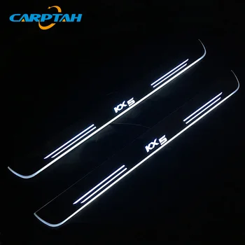 

CARPTAH Trim Pedal Car Exterior Parts LED Door Sill Scuff Plate Pathway Dynamic Streamer light For Kia KX5 2016 2017 2018
