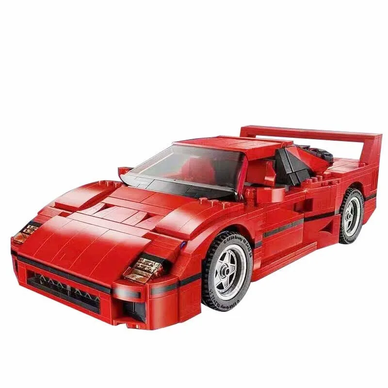 F40 спортивный автомобиль MOC набор 21004 F1 F40 Enzo спортивная модель строительные блоки комплекты кирпичей игрушки совместимы с DIY