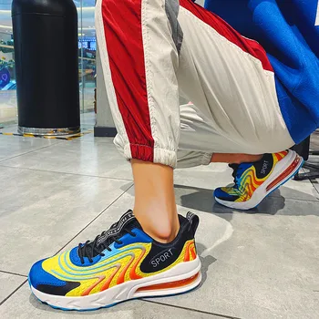 

High end men's breathable jogging shoes cushioning lace-up sneakers outdoor sports shoes professional training shoes Zapatillas