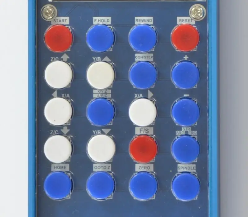 High quality full function full serial interface mach3 manual control with CNC display full aluminum anode sand blasting shell