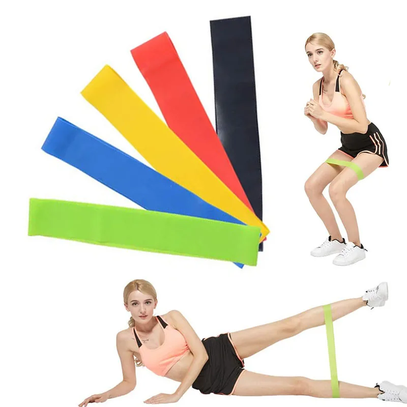 5 Colors Yoga Resistance Bands Rubber Band Workout Home Gym Fitness loops Latex Outdoor Crossfit Pilates Sport Workout Equipment fitness resistance band