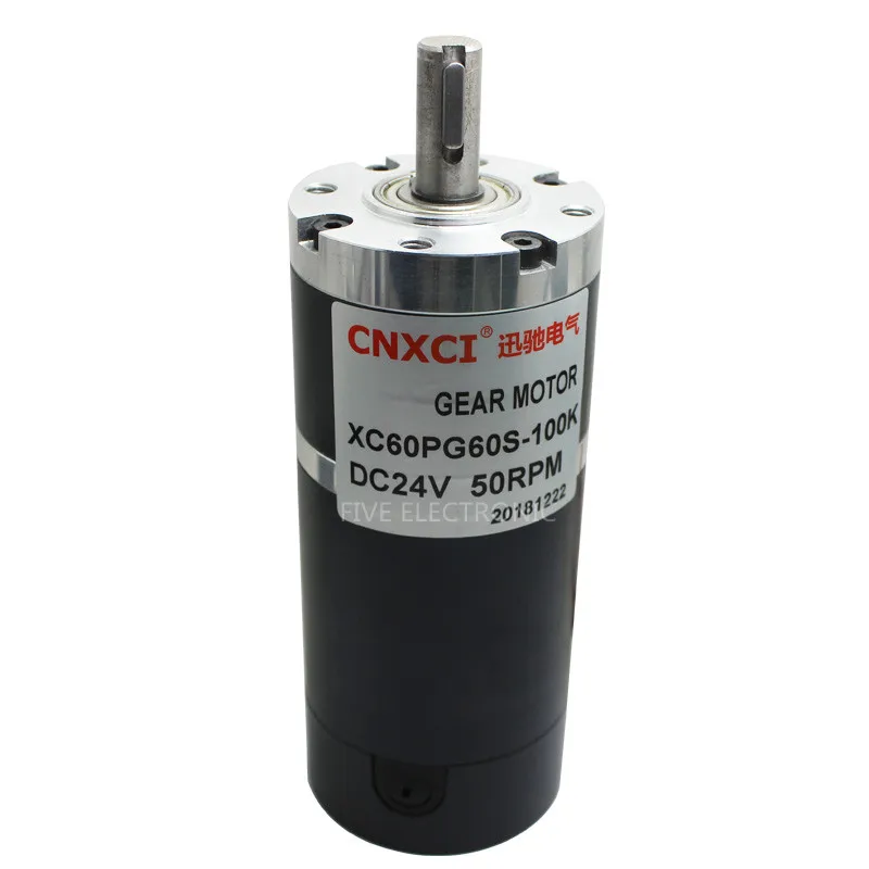 60PG60S High-Power High-Torque Low-Speed Shaft Diameter 12mm DC 12V24V Brushed Planetary Gear Motor | Строительство и ремонт