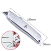 Aluminum Alloy Utility Knife School Kids DIY Paper Cutter Office Supplies Carving Metal Stationery Utility Craft Knives ► Photo 2/6