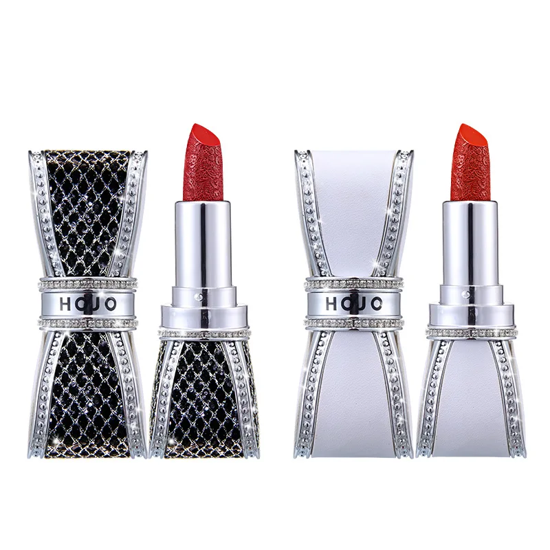 

HOJO Diamond Bow Water Velvet Lipstick Matte Moisturizing Delicate Long Lasting Non-fading Lipstick