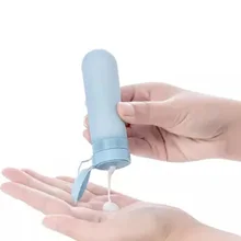 3 шт набор силиконовых бутылочек для путешествий портативный 50 мл шампунь контейнер для геля для душа