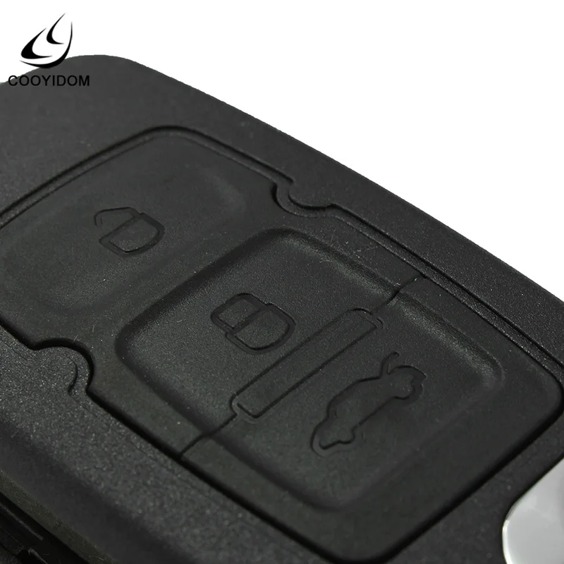 COOYIDOM 3 кнопки корпус автомобильного ключа дистанционного управления модификации автомобиля в виде ракушки для Geely Emgrand 7 EC7 EC715 EC718 EC7-RV EC715-RV EC718-RV