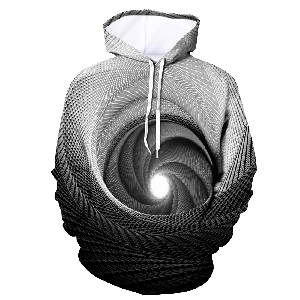 Крутая пара костюм гипноз Swirl 3D Толстовка мужская мода большой размер спандекс спортивный костюм хип хоп пуловер геометрический 3D печать