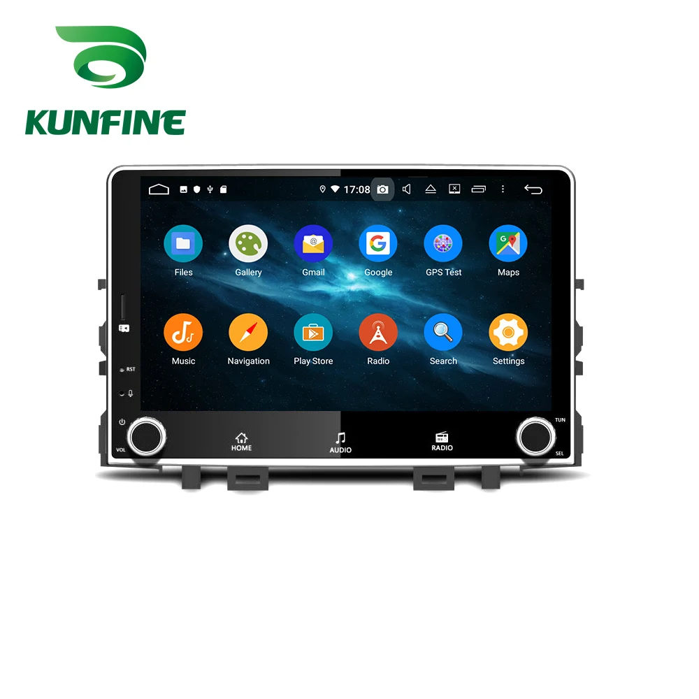 Android 9,0 Восьмиядерный 4 Гб ОЗУ 64 Гб ПЗУ автомобильный DVD gps навигатор мультимедийный плеер стерео для KIA RIO