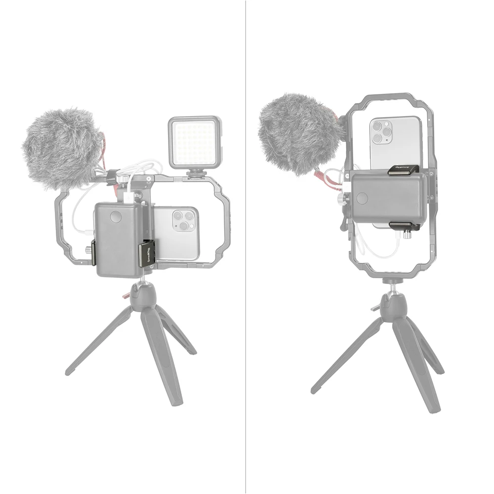 SmallRig Universal Power Bank Holder Adjustable for power banks with width range from 53mm to 81mm for Vlogging Video Shoot 2790