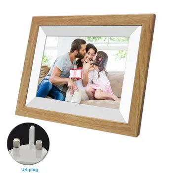 

10.1inch WIFI Digital Photo Frame 1080P Alarm Clock Picture Touch Screen Auto Rotate HD Display Video Electronic Album Music