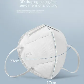 

20 PCs/Lot Disposable Masks 3D PM2.5 4-layer Filters Spray Dust Haze Flu Mask