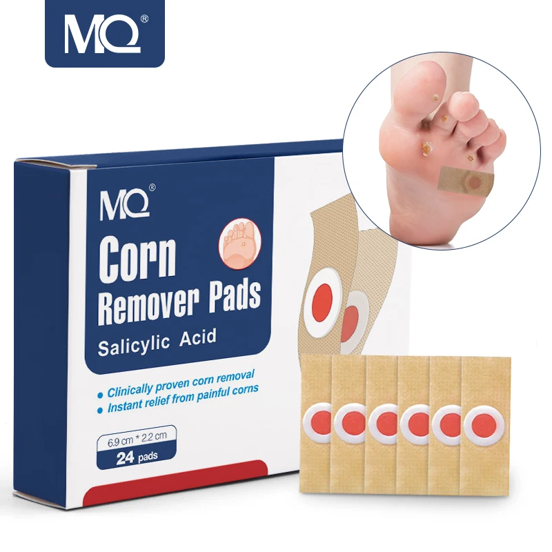 MQ24PcsFootCornRemoverCornCallusRemoverPatchFeetCareMedical