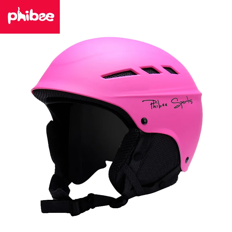 Шлем для сноуборда, лыжного спорта, безопасный цельный дышащий шлем для взрослых детей, скейтборд, лыжный шлем, размер 50-62 см - Цвет: red