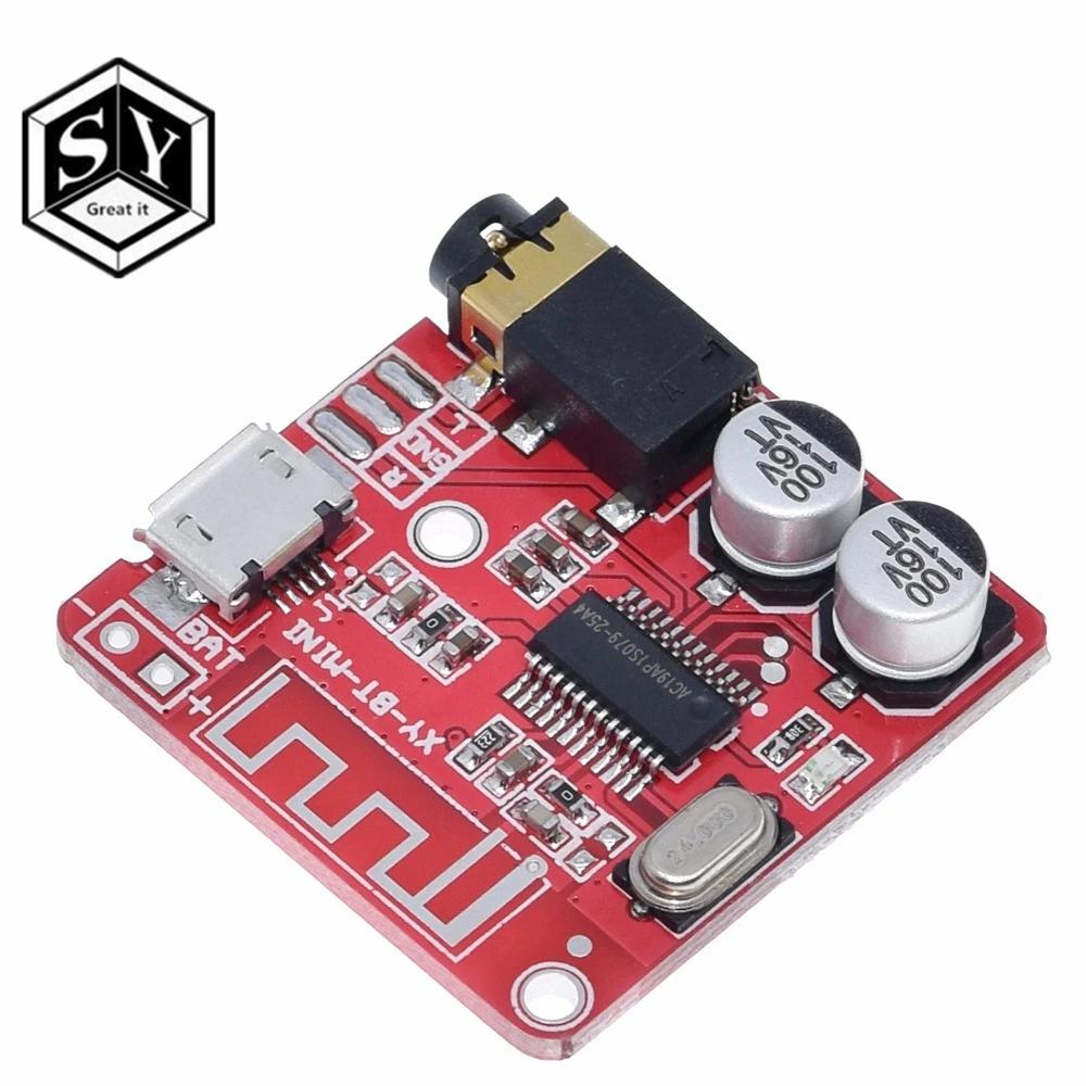 4.1 Bluetooth Mp3 Ble Decodificador M/ódulo de Placa Altavoz de Coche sin p/érdidas Amplificador de Potencia de Audio Receptor de Audio DIY